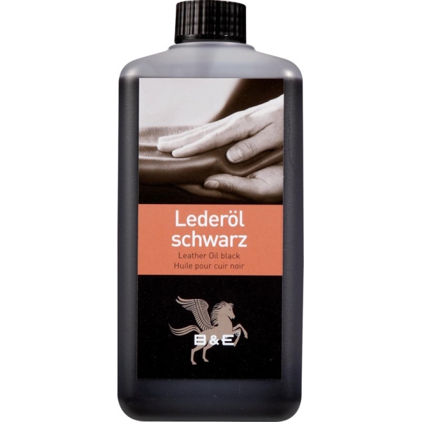 B&E leerolie zwart - Afbeelding 1